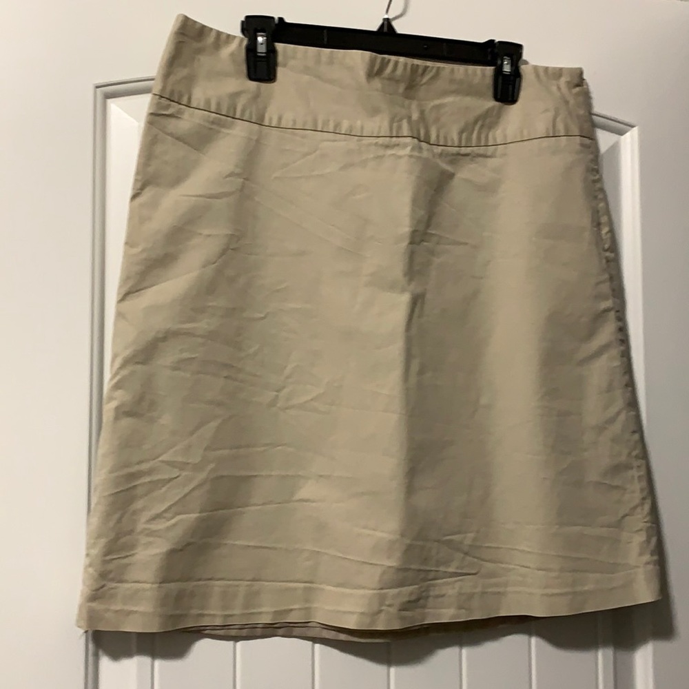211) Merona Tan Skirt, Size 14